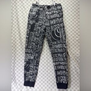 The North Face Boys Jogger Sweatpants XL Gray/White